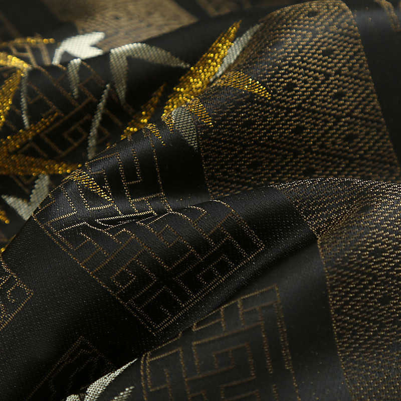 Buddha Stonesゴールデンバンブージャカードフロッグボタン長袖メンズジャケット（ポケット付き） - image 12