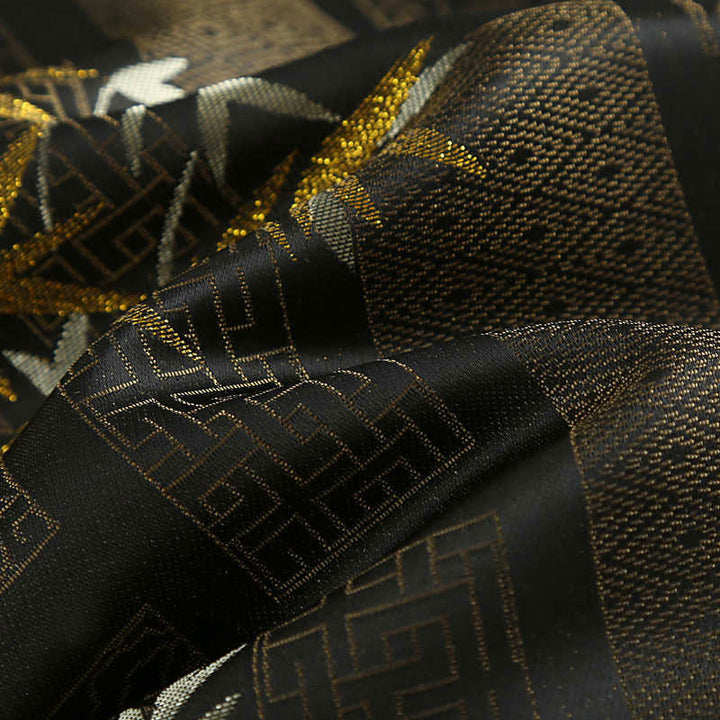 Buddha Stonesゴールデンバンブージャカードフロッグボタン長袖メンズジャケット（ポケット付き） - image 12