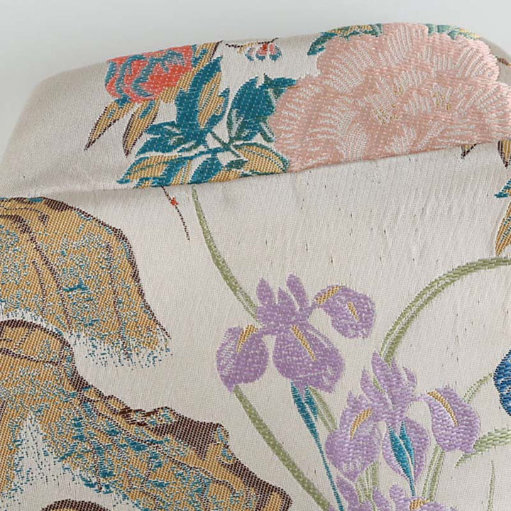 Buddha Stonesマンダリンダック 牡丹 花 カエルボタン 長袖 メンズ ジャケット ポケット付き - image 4