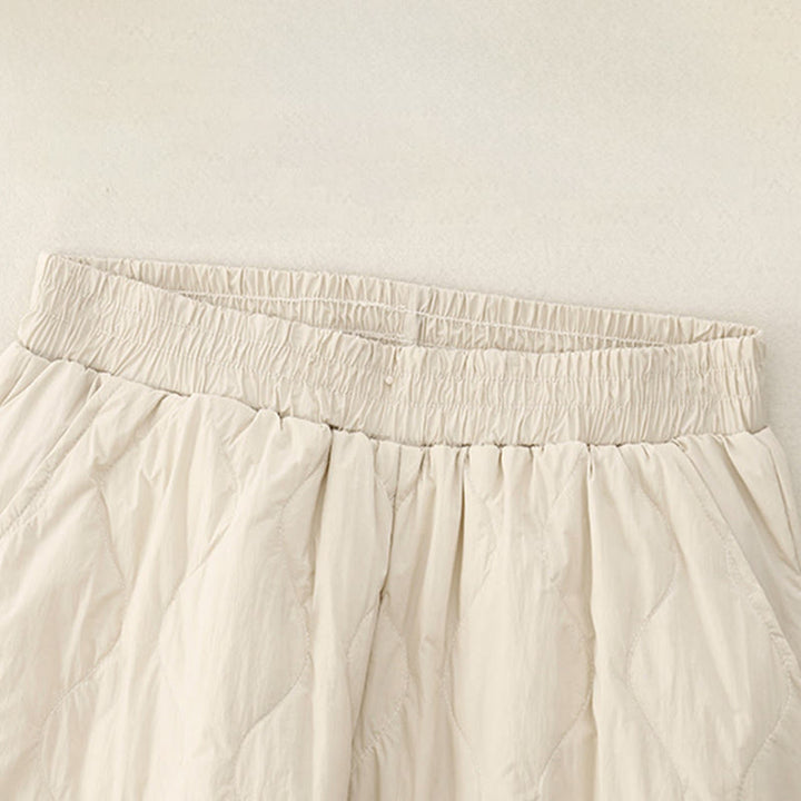 Buddha Stones冬用 無地 レディース コットン サーマルパンツ ポケット付き - image 2