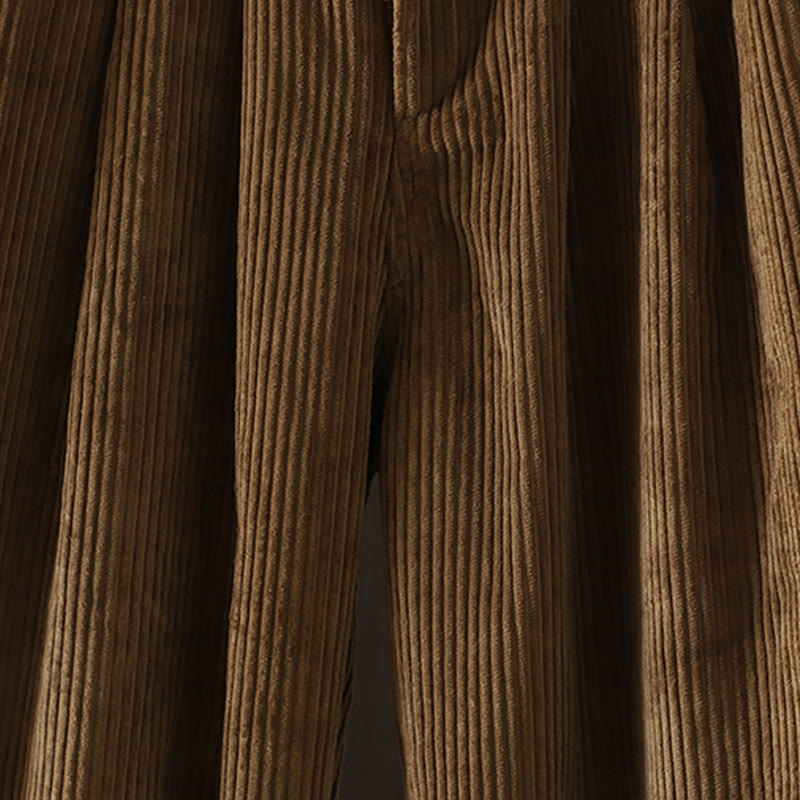 Buddha Stonesレディース 冬用 無地 コーデュロイ コットン ハイウエスト フリース裏地 ハーレムパンツ ポケット付き - image 21