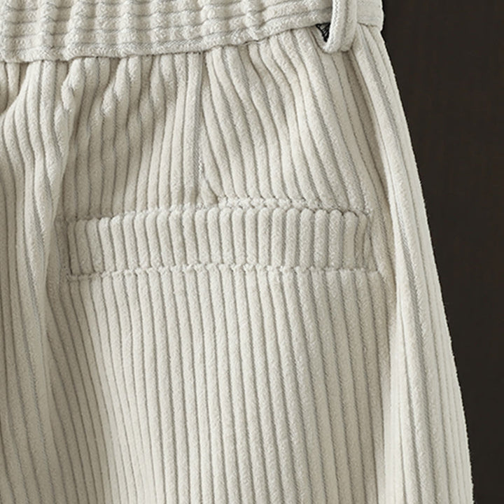 Buddha Stonesレディース 冬用 無地 コーデュロイ コットン ハイウエスト フリース裏地 ハーレムパンツ ポケット付き - image 5