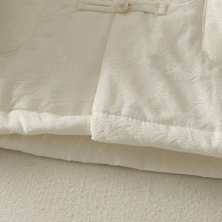 Buddha Stonesレディース 無地 フロッグボタンデザイン 長袖 コットンジャケット ポケット付き - image 14