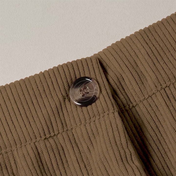 Buddha Stonesカジュアルコーデュロイストレートレッグレディースパンツ（ポケット付き） - image 5