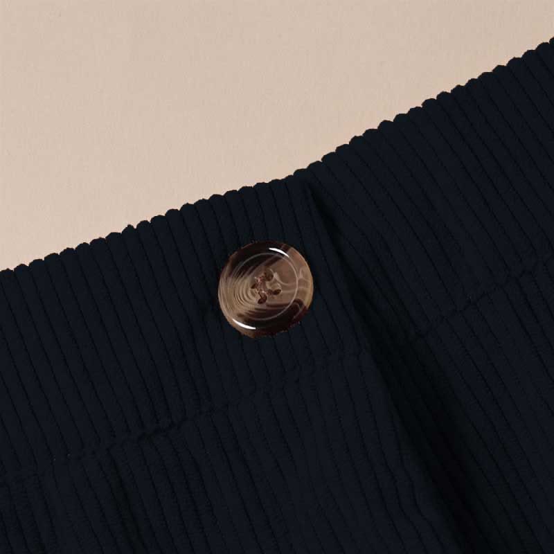 Buddha Stonesカジュアルコーデュロイストレートレッグレディースパンツ（ポケット付き） - image 10