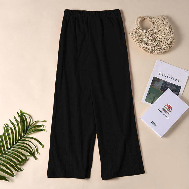Buddha Stonesカジュアルコーデュロイストレートレッグレディースパンツ（ポケット付き） - image 7
