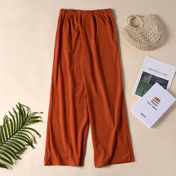 Buddha Stonesカジュアルコーデュロイストレートレッグレディースパンツ（ポケット付き） - image 27