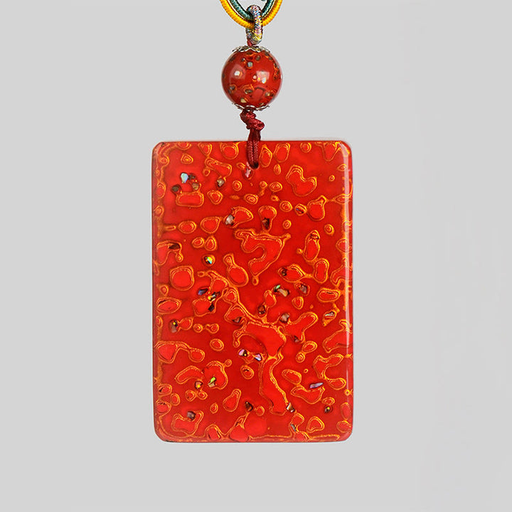 Buddha Stones手作り漆工芸 白檀 守護ペンダントネックレス - image 10