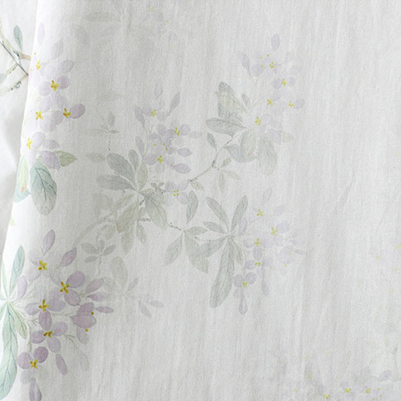 Buddha Stonesレディース プリント花柄 長袖 フロッグボタン コットンジャケット - image 6