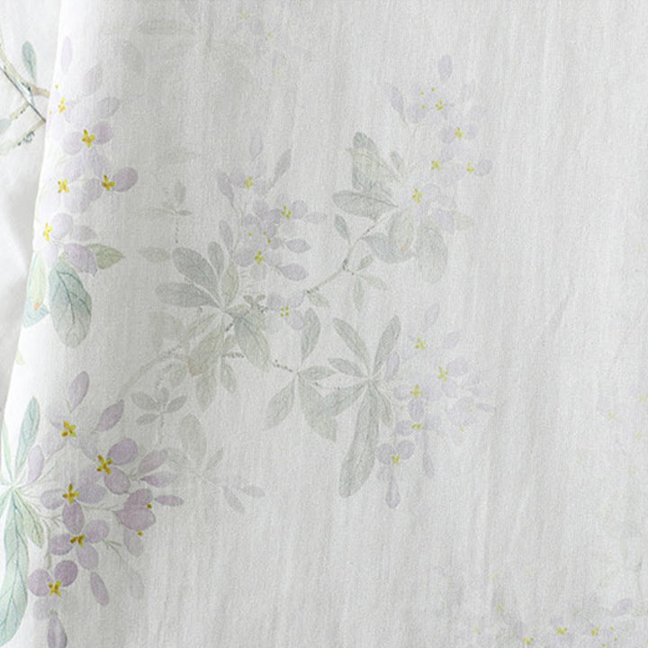 Buddha Stonesレディース プリント花柄 長袖 フロッグボタン コットンジャケット - image 6