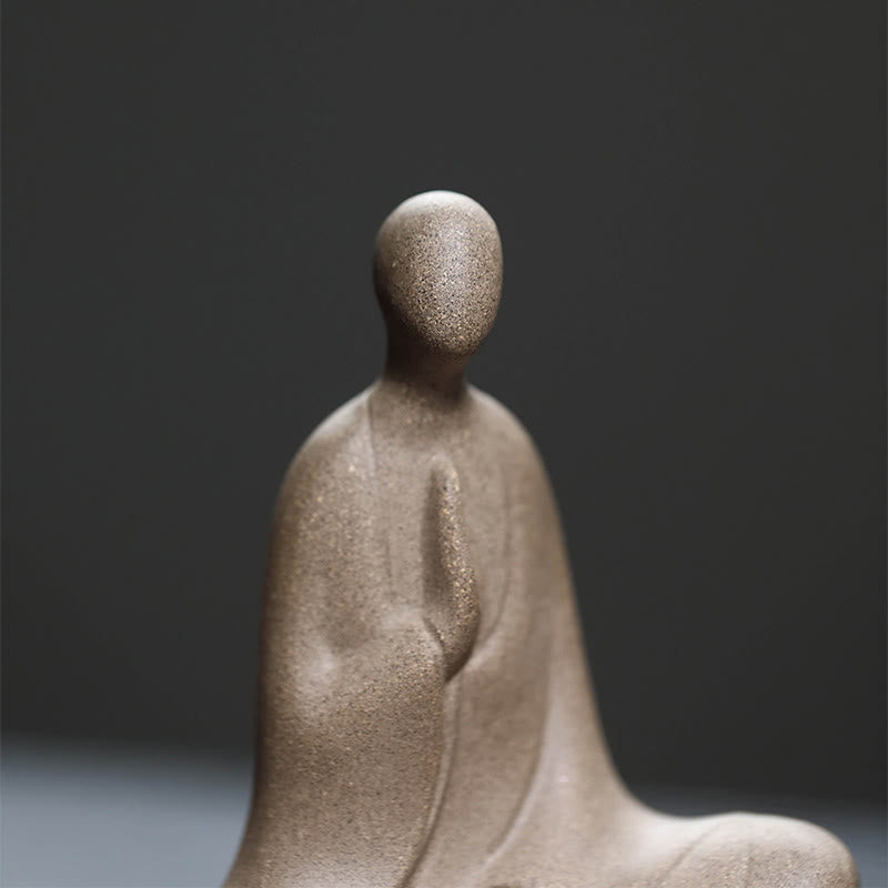 Buddha Stones無形の仏祈り 陶器 禅 室内装飾 5*2.5*5.3cm – jp