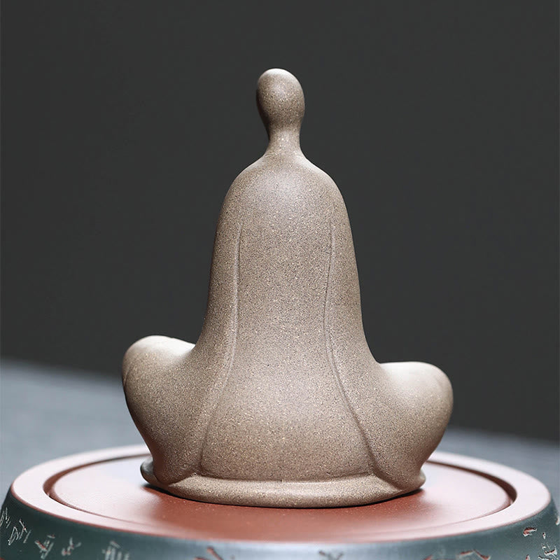 Buddha Stones無形の仏祈り 陶器 禅 室内装飾 5*2.5*5.3cm - image 2