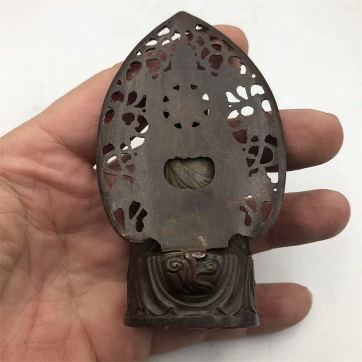 Buddha Stones如来仏 合金像 禅 家の装飾 9*4.5 cm - image 3