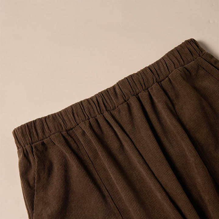 Buddha Stonesレディース 通勤用 ピュアカラー コーデュロイパンツ ポケット付き - image 6