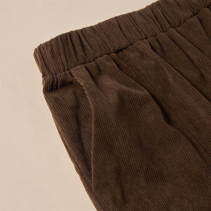 Buddha Stonesレディース 通勤用 ピュアカラー コーデュロイパンツ ポケット付き - image 7