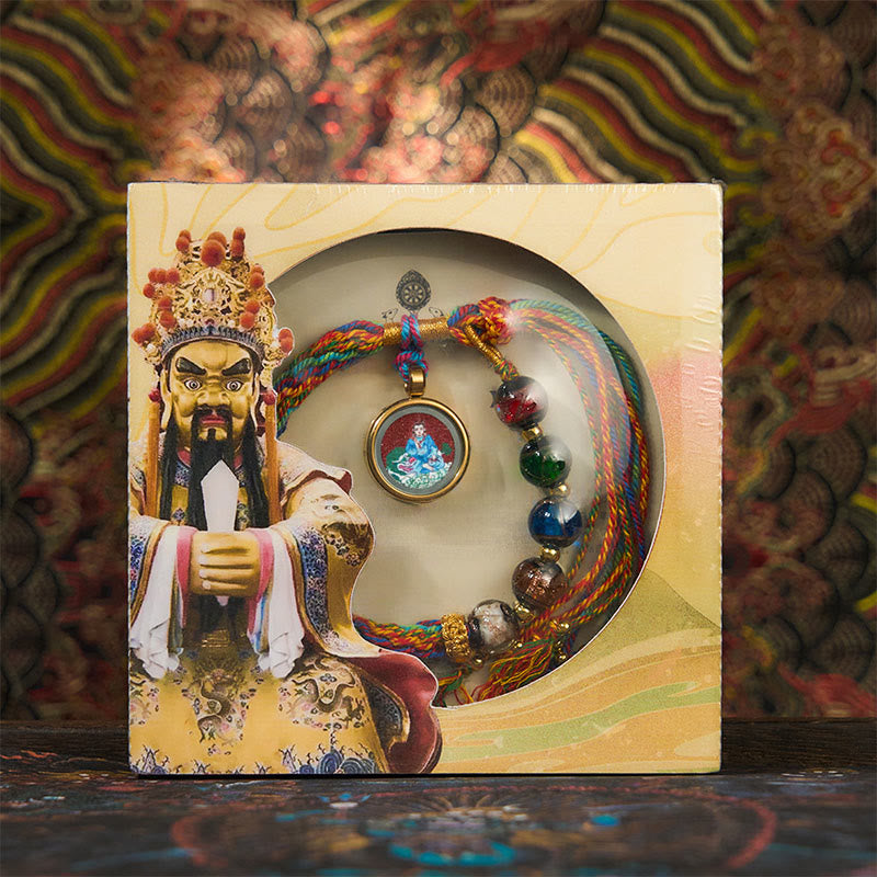 Buddha Stonesタンカ十二支誕生仏辰砂良縁祈願紐ブレスレット - image 23