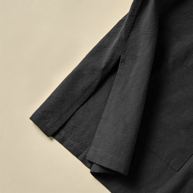 Buddha Stonesエスニック フロッグボタン 長袖 スタンドカラー レディース コットンシャツ ポケット付き - image 16