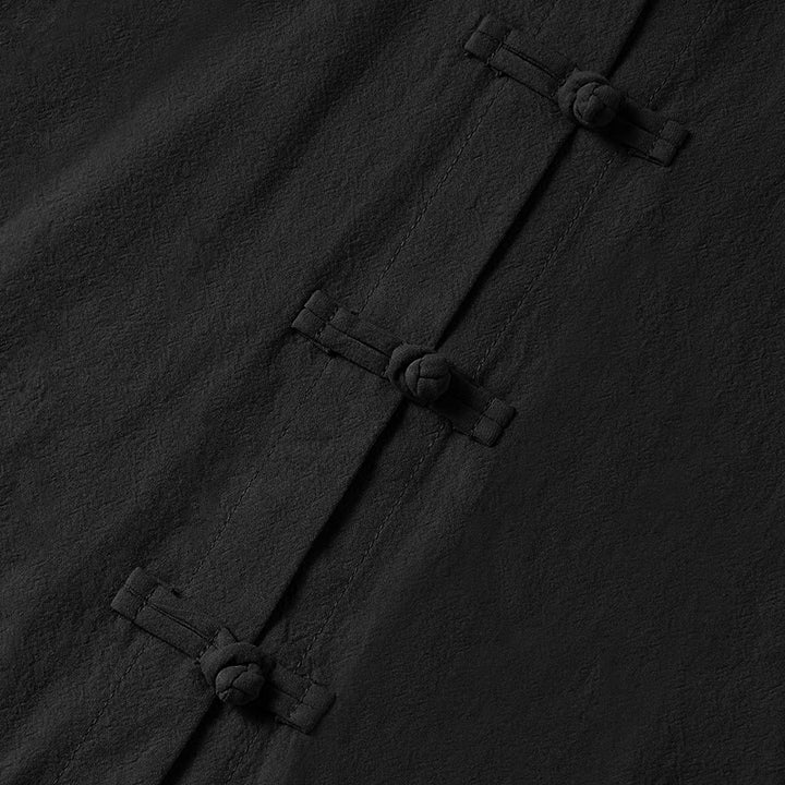 Buddha Stonesエスニック フロッグボタン 長袖 スタンドカラー レディース コットンシャツ ポケット付き - image 19