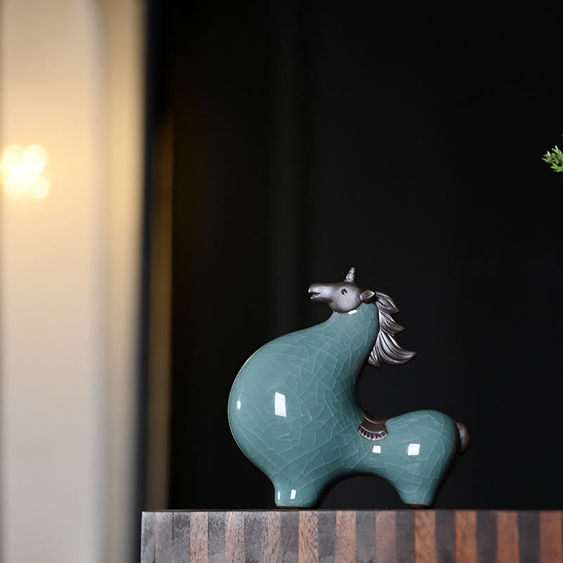 Buddha Stones午年 陶器 自由 デスクトップ ホームデコレーション - image 14