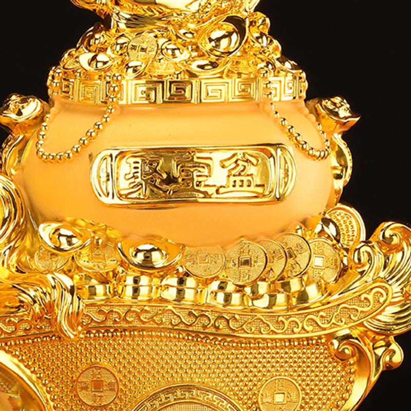 Buddha Stones「幸運繁栄」馬年宝鉢インゴット富樹脂ホームデコレーション - image 10