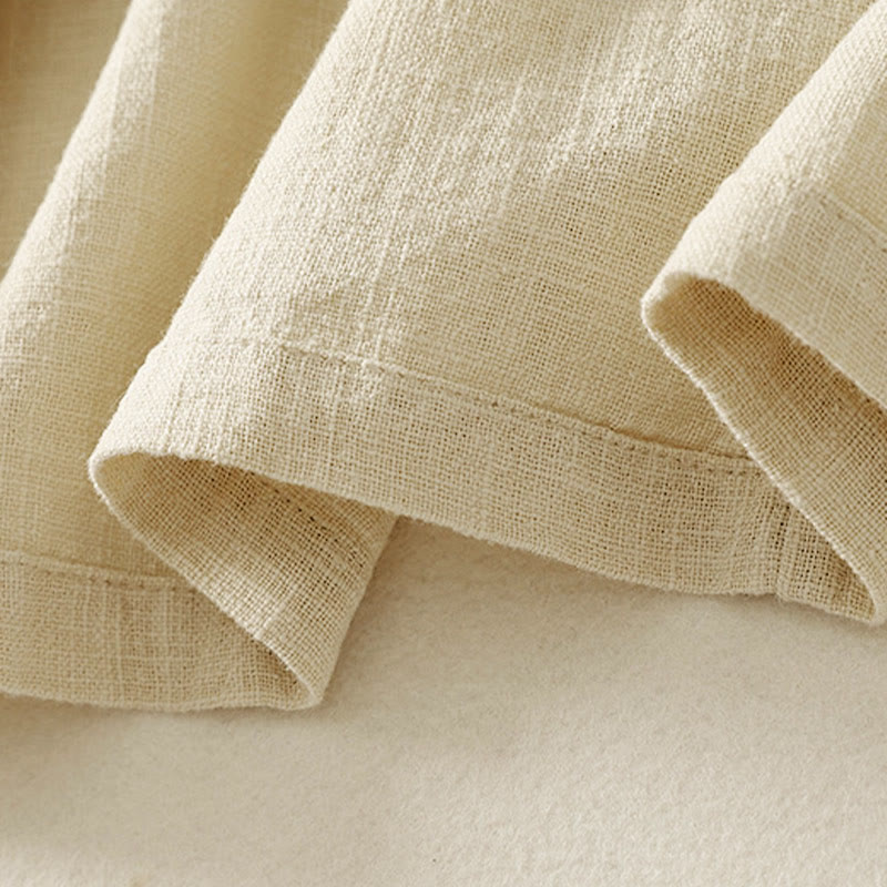 Buddha Stonesプレーンチャイニーズフロッグボタン 長袖 レディース コットンリネン 禅服 シャツ - image 15