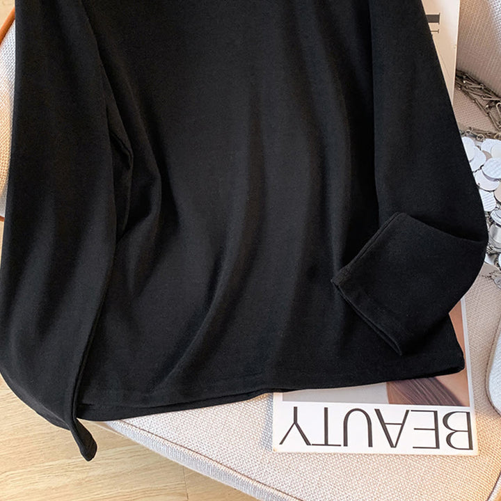 Buddha Stones春の無地スタンドカラーフロッグボタンデザインレディースコットン長袖シャツ - image 32