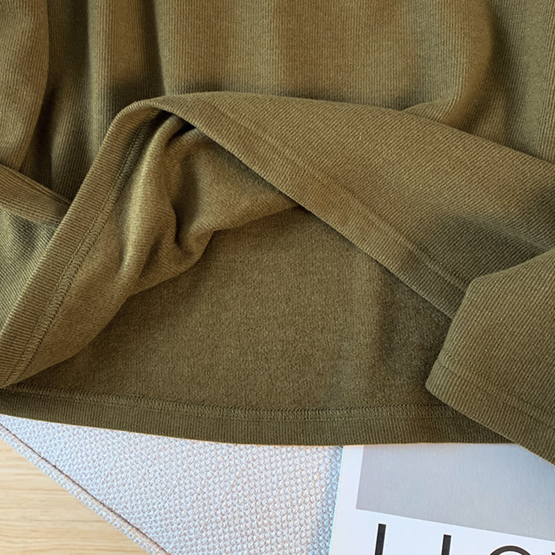 Buddha Stones春の無地スタンドカラーフロッグボタンデザインレディースコットン長袖シャツ - image 22