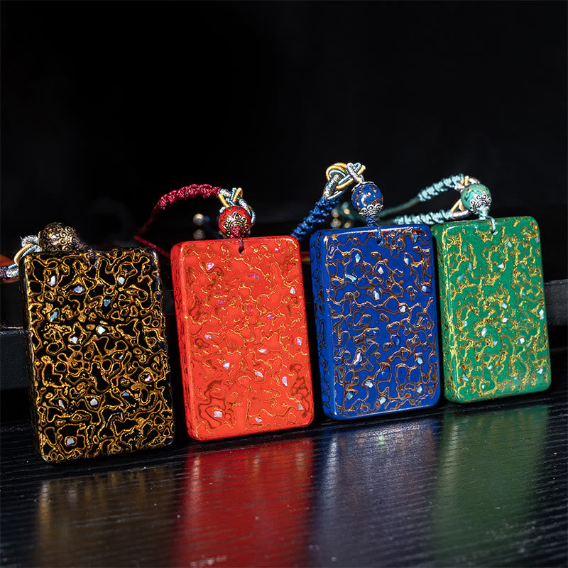 Buddha Stones手作り漆工芸 白檀 守護ペンダントネックレス - image 23