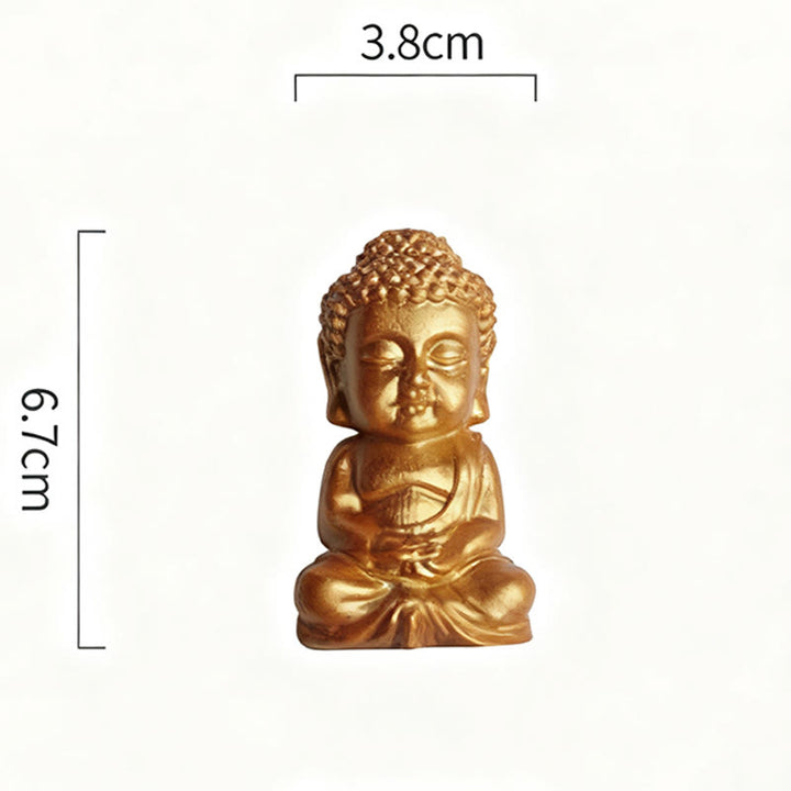 Buddha Stones如来仏像 冷蔵庫用マグネット ホームデコレーション - A1スタイル 3.8×6.7×3cm（背面マグネット付き） - image 1