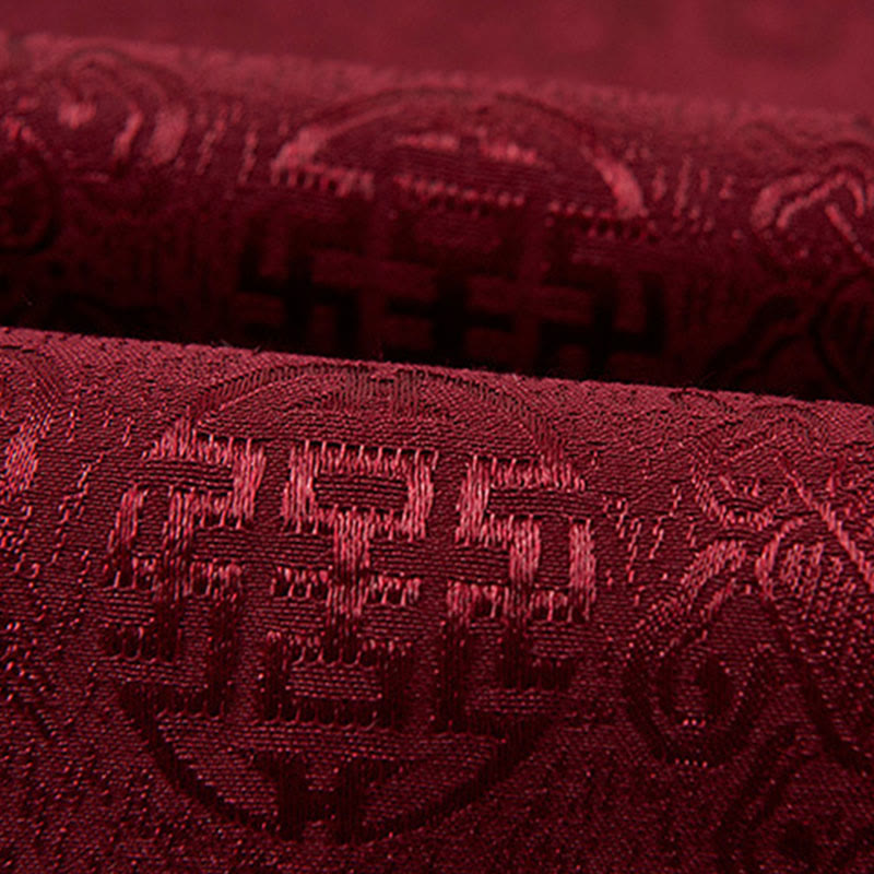 Buddha Stones刺繍模様スタンドカラー長袖メンズ唐装ジャケットポケット付き - image 6