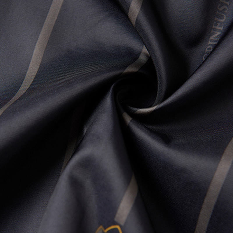 Buddha Stones刺繍模様スタンドカラー長袖メンズ唐装ジャケットポケット付き - image 12