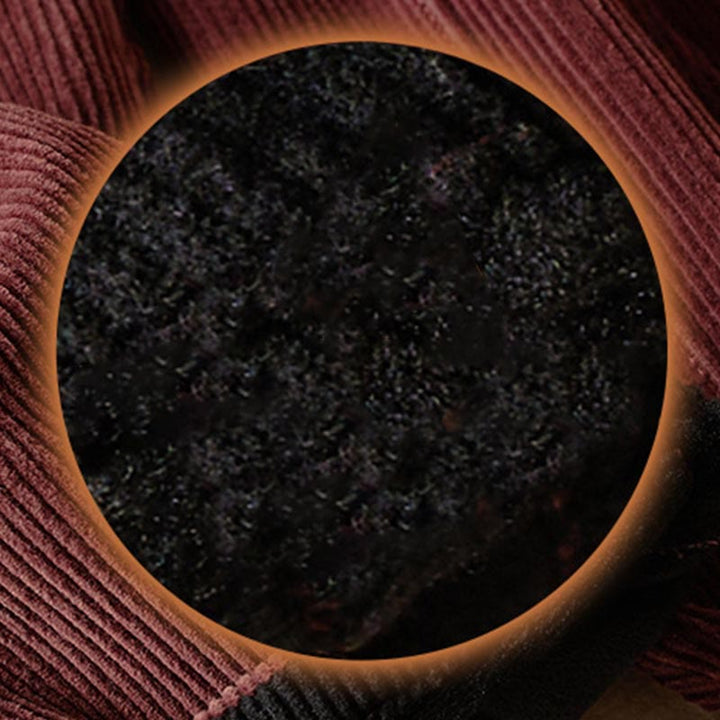 Buddha Stonesカラーコントラスト コーデュロイ コットン レディース サーマル フリース裏地 ハーレムパンツ ポケット付き - image 13