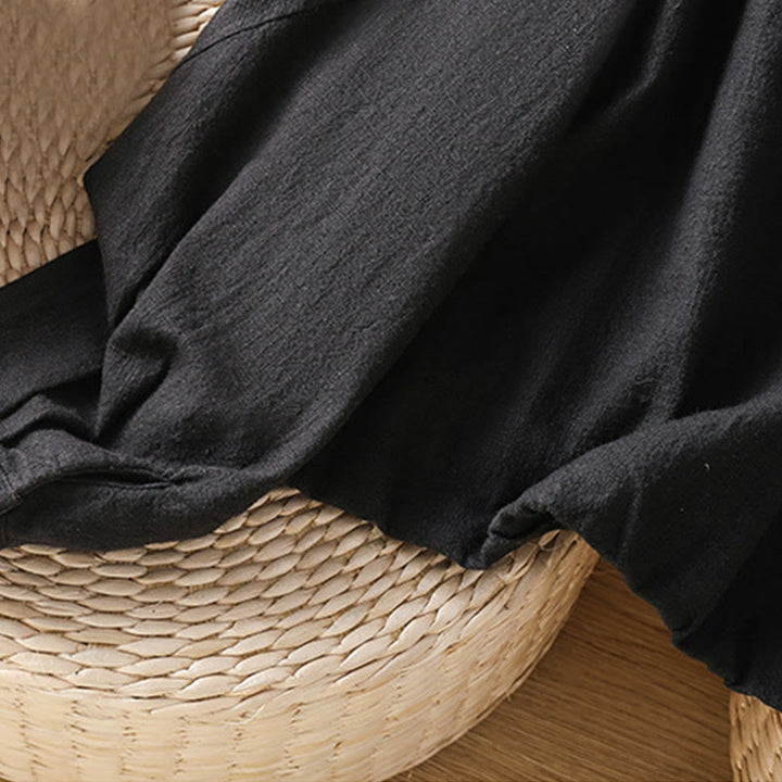 Buddha Stonesレディース コットン ジッパーデザイン ダブルレイヤー ロングスリーブ ジャケット ポケット付き - image 7