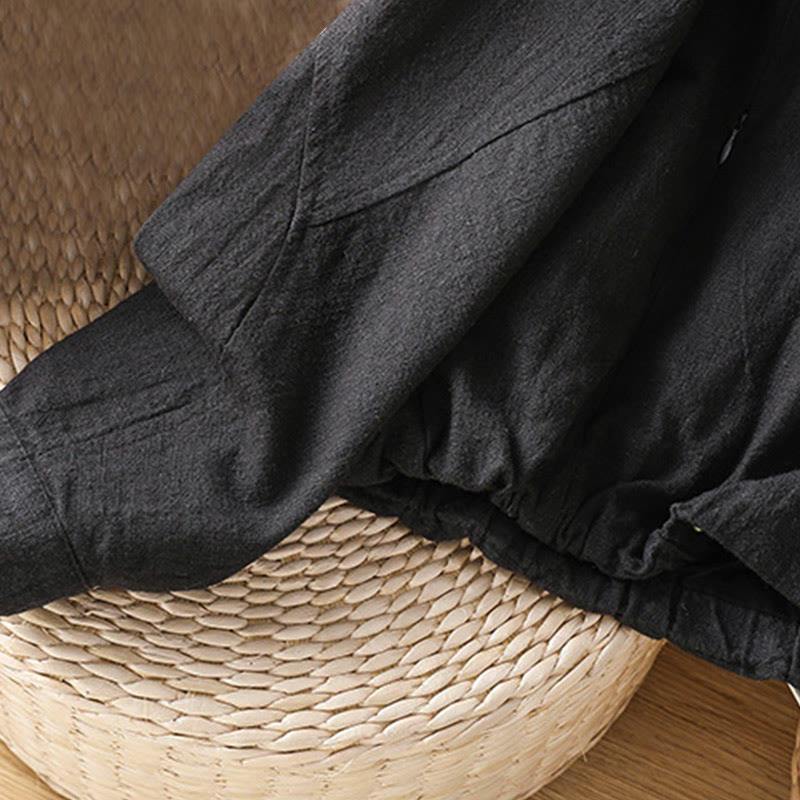 Buddha Stonesレディース コットン ジッパーデザイン ダブルレイヤー ロングスリーブ ジャケット ポケット付き - image 8