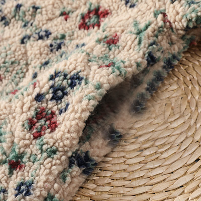 Buddha Stonesレディース コットン 花柄 ボタンデザイン 長袖 サーマルジャケット ポケット付き - image 10