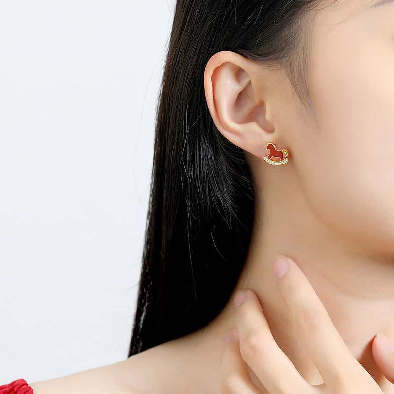 Buddha Stones925スターリングシルバー 干支 午年 赤瑪瑙 落ち着いたネックレスペンダント - image 21