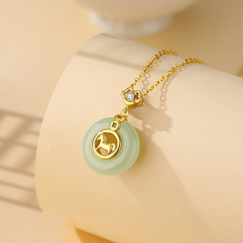 Buddha Stones 925スターリングシルバー 和田翡翠平和のお守りチャーム午年赤紐ブレスレット - image 11