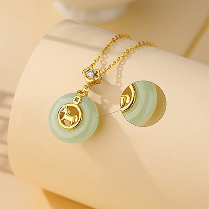 Buddha Stones 925スターリングシルバー 和田翡翠平和のお守りチャーム午年赤紐ブレスレット - image 12