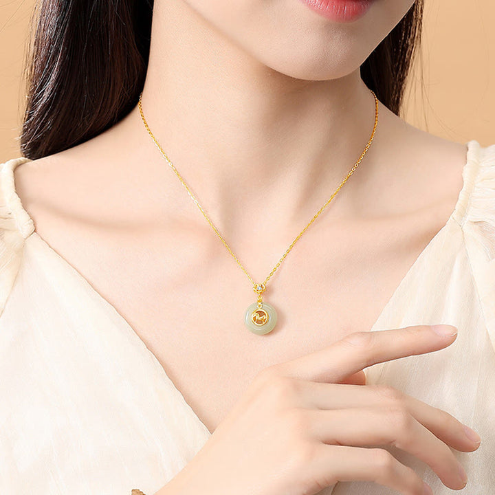 Buddha Stones 925スターリングシルバー 和田翡翠平和のお守りチャーム午年赤紐ブレスレット - image 14