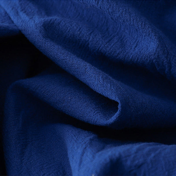 Buddha Stones通勤用 無地 レディース ハーレム ゴムウエスト コットン 7-8丈 ポケット付きパンツ - image 7