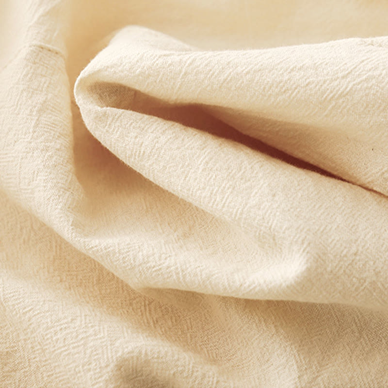 Buddha Stones秋冬 無地 パッチワーク シンプルデザイン レディース ワイドレッグパンツ ポケット付き - image 4