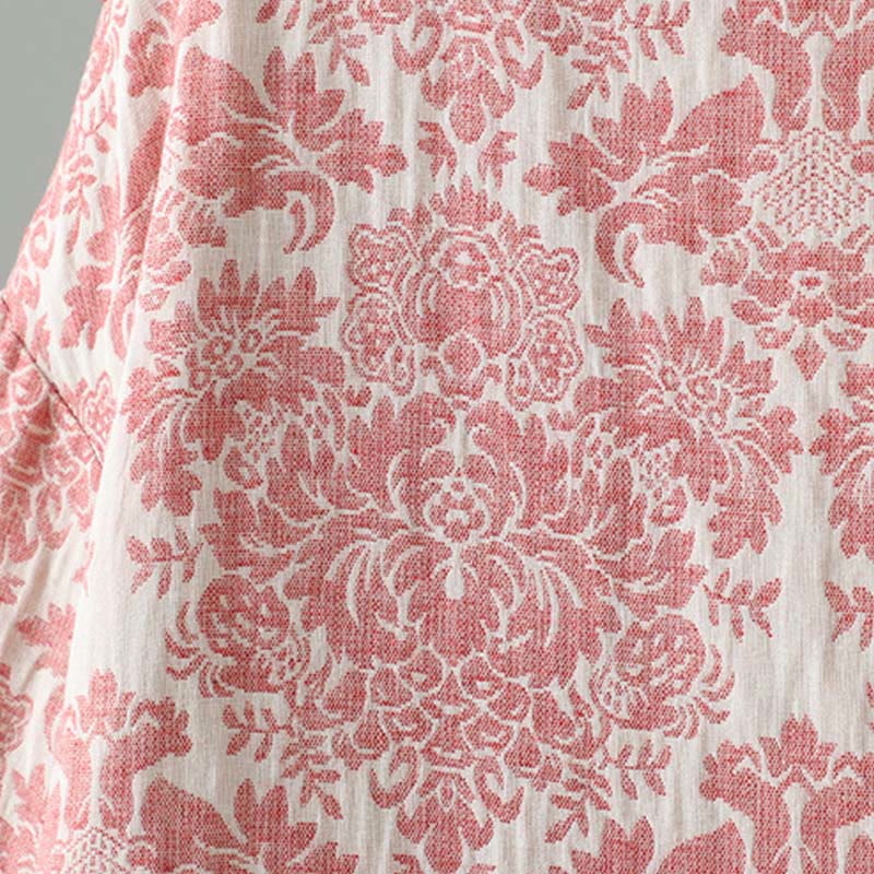 Buddha Stonesレディース 牡丹の花 カエルボタンデザイン 長袖 サーマルジャケット ポケット付き - image 8