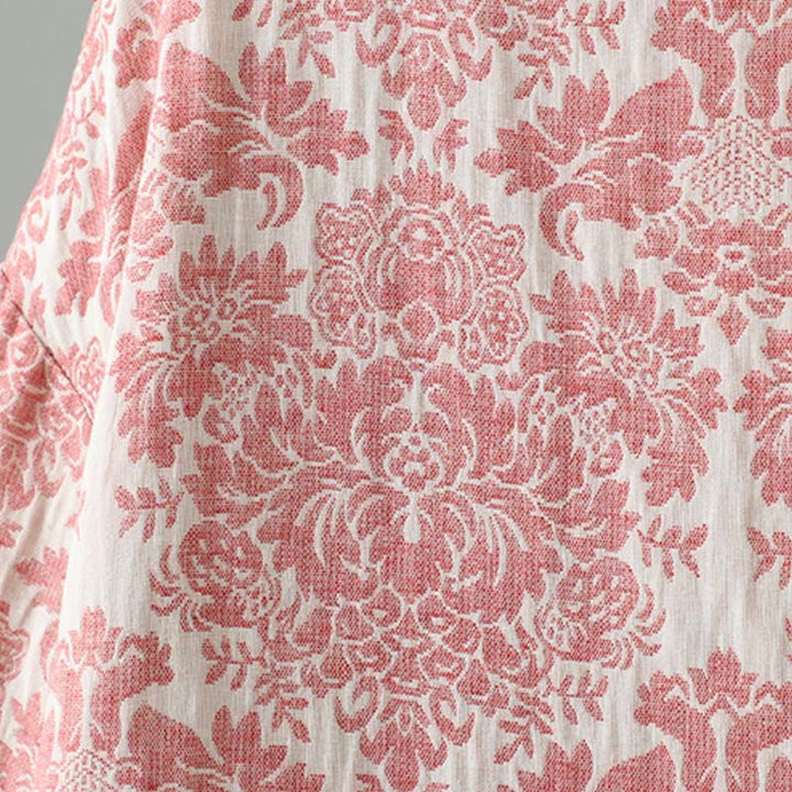 Buddha Stonesレディース 牡丹の花 カエルボタンデザイン 長袖 サーマルジャケット ポケット付き - image 8