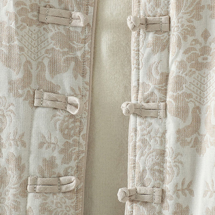 Buddha Stonesレディース 牡丹の花 カエルボタンデザイン 長袖 サーマルジャケット ポケット付き - image 18