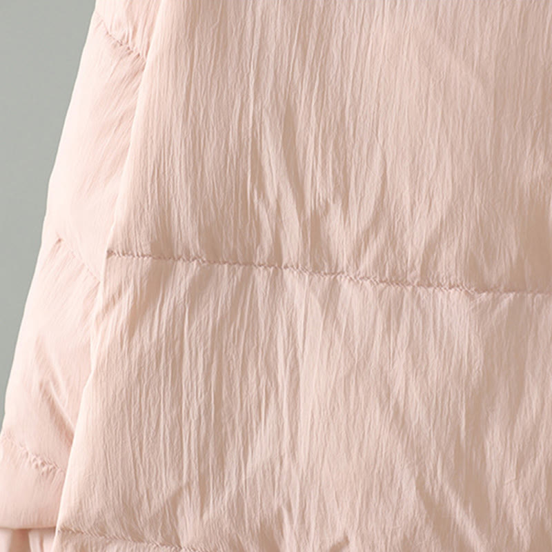 Buddha Stones桃の花刺繍 カエルボタン 長袖 保温 レディース ジャケット ポケット付き - image 12