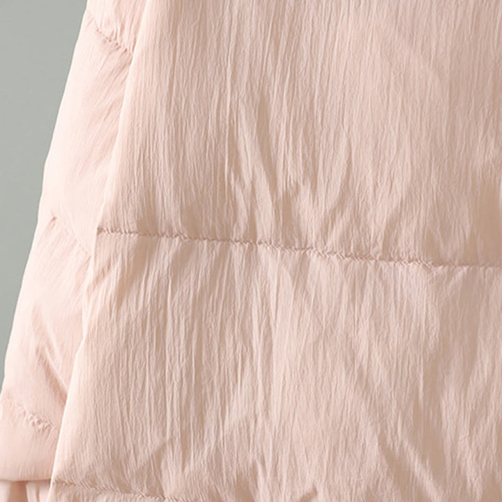 Buddha Stones桃の花刺繍 カエルボタン 長袖 保温 レディース ジャケット ポケット付き - image 12