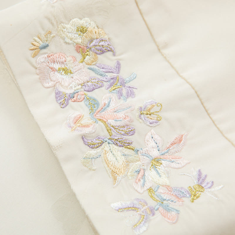 Buddha Stones秋の花刺繍 カエルボタンデザイン 長袖 レディース ジャケット - image 11