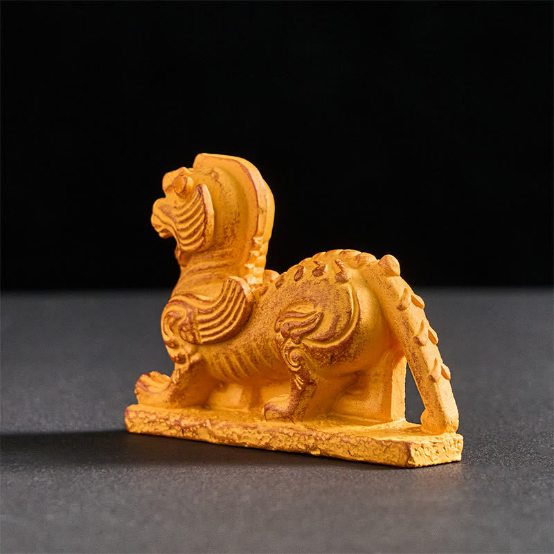 Buddha StonesFU犬 双子仏 スクエアディンデザイン 冷蔵庫用マグネット ホームデコレーション - image 1