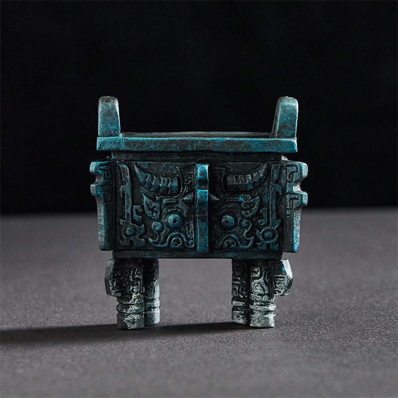 Buddha StonesFU犬 双子仏 スクエアディンデザイン 冷蔵庫用マグネット ホームデコレーション - スクエアディング 6*5*2.5 cm（背面マグネット付き） - image 17