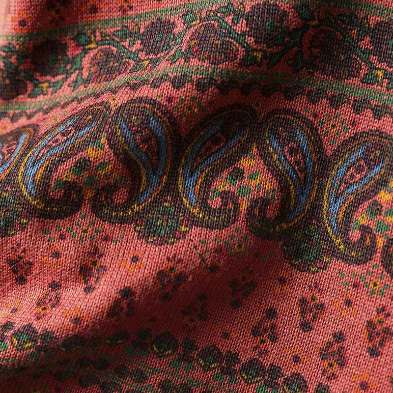 Buddha Stones秋の植物 花柄 クルーネック 長袖 レディース コットン セーター ポケット付き - image 8